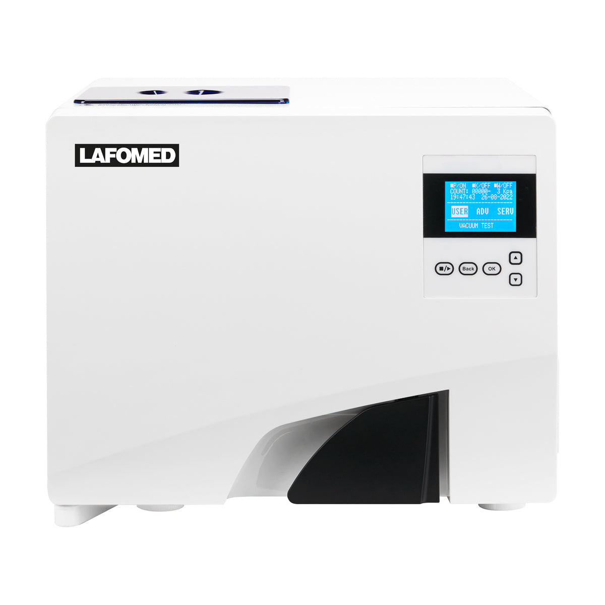 Lafomed autoclave premium line lfss08aa lcd with 8l class b medical printer - BVShop