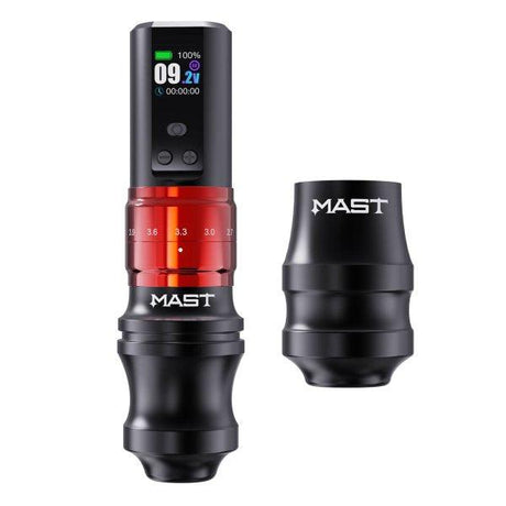 Mast Fold Pro Wireless Tattoo Machine Red - BVShop