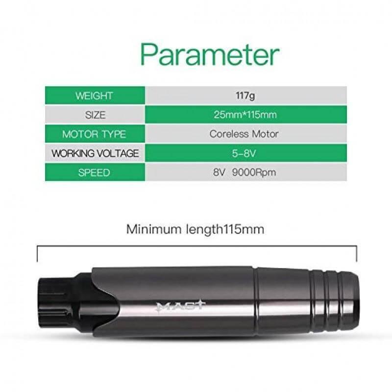 Mast P10 Rotary Tattoo Machine Pink - BVShop