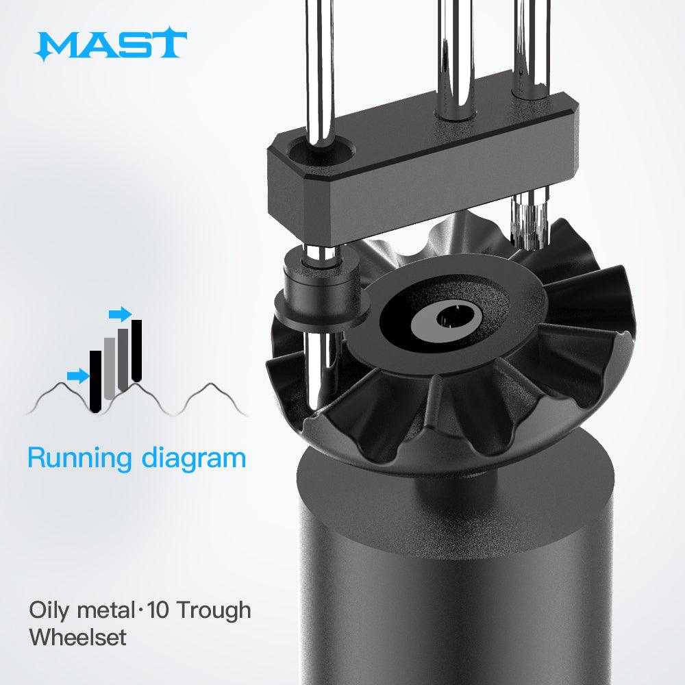 Mast Player Edition Rotary Space Aluminum Tattoo Machine Red - BVShop