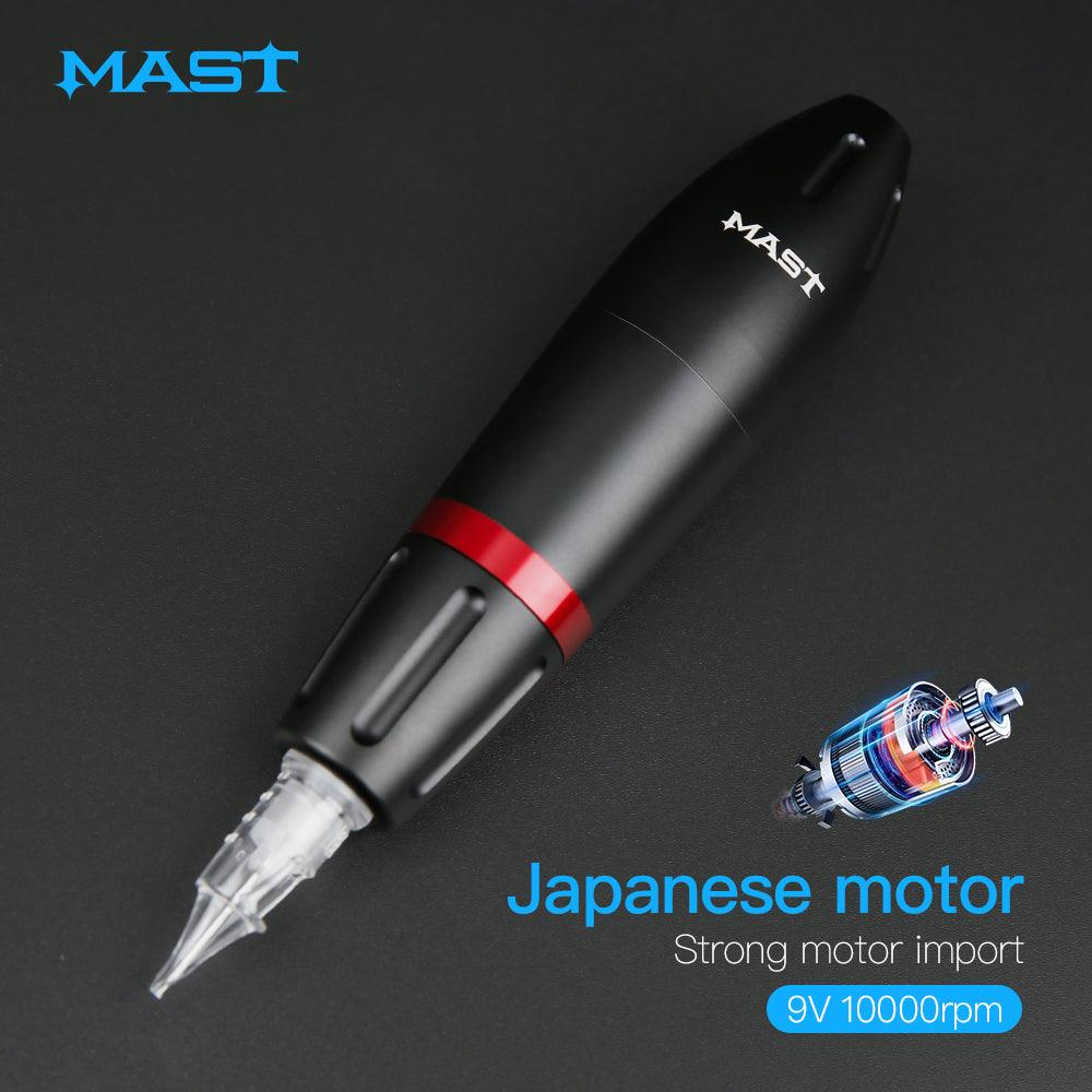 Mast Player Edition Rotary Space Aluminum Tattoo Machine Red - BVShop