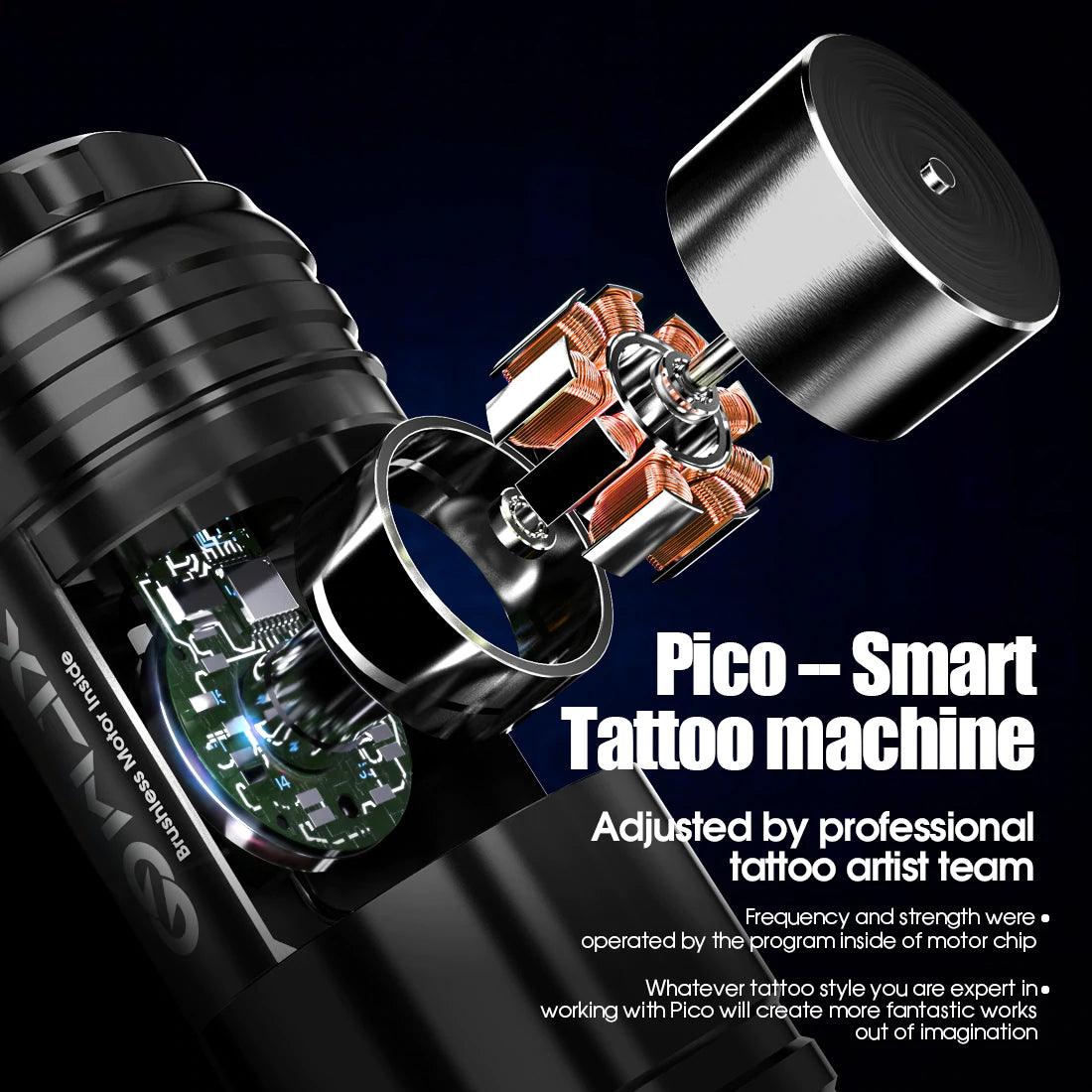 Mast WJX PICO Tattoo Machine Pen Red - BVShop