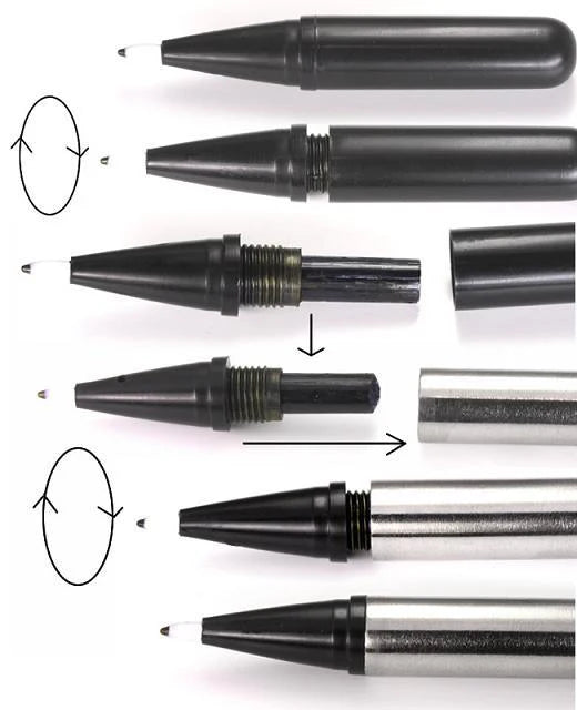 Saferly Mini Surgical Skin Marker in blue, with fine tip for precise marking on skin during medical procedures.