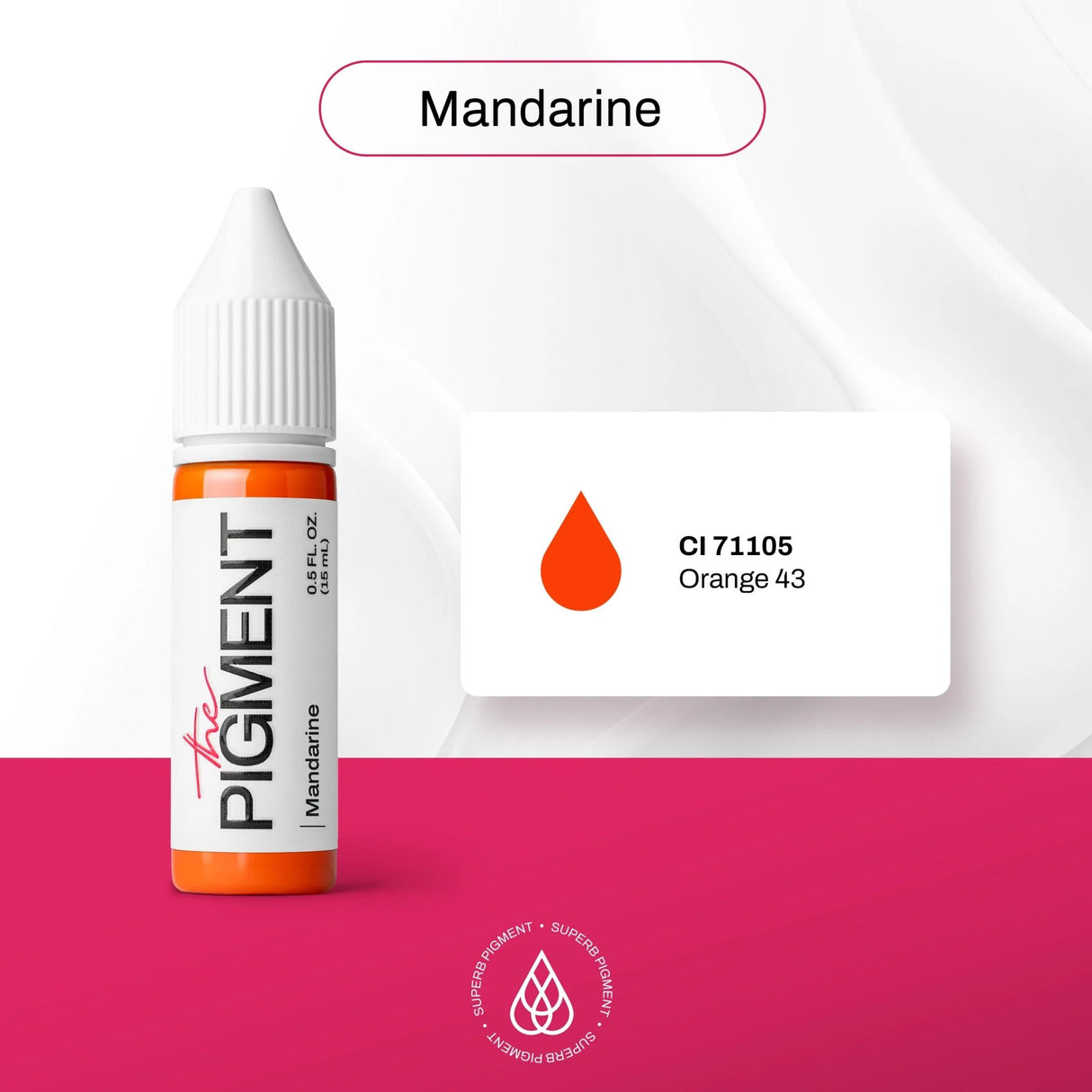 The Pigment Mandarine Corrector Pigments (15ml)