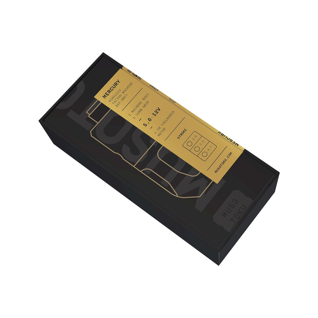 Musotoku Mercury family packaging box, 3.0mm PMU variant