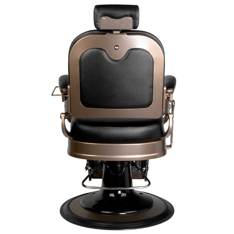 Old Ernesto Black Barber Chair Gabbiano - BVShop