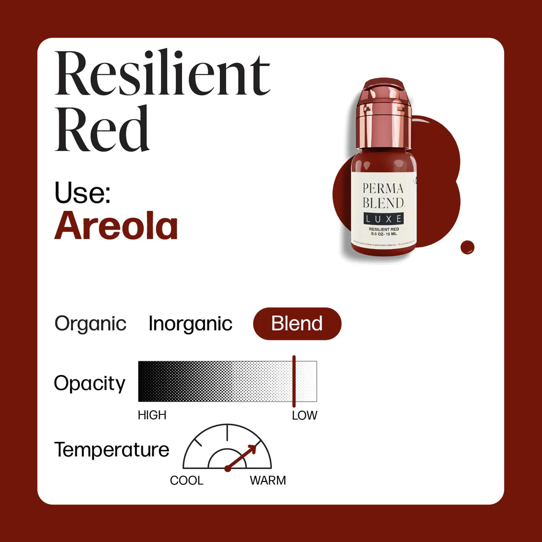 Perma Blend LUXE Unstoppable Areola Resilient Red 15ml - BVShop