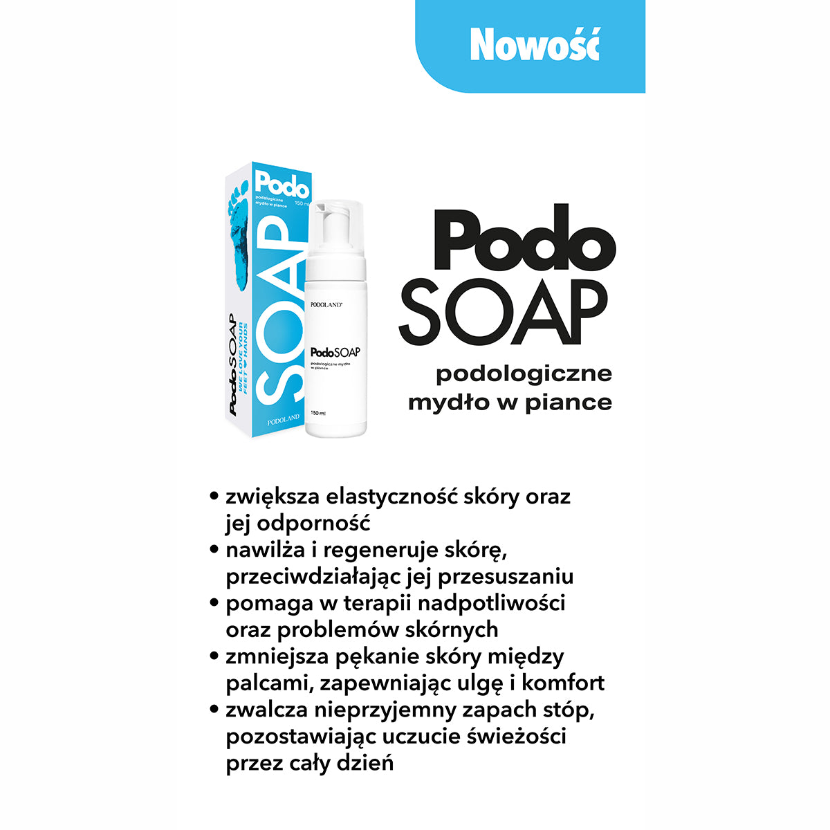 Podoland Podosoap podological soap in foam 100 ml - BVShop