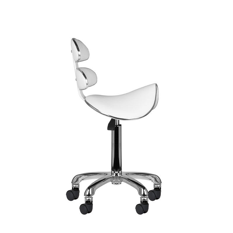 Roll speed am-880 cosmetic stool white - BVShop