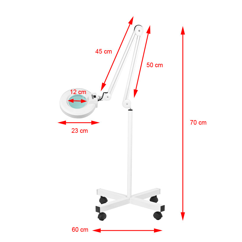 S4 LED magnifier lamp + LED tripod reg. light intensity - BVShop