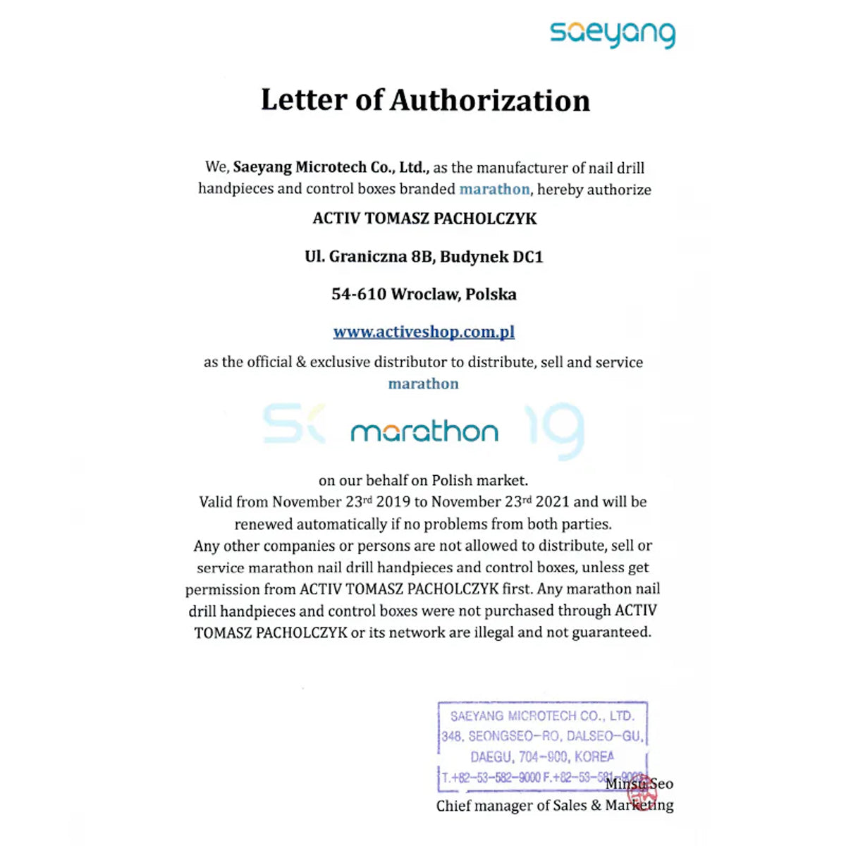 Saeyang Marathon K38 Crafien Mini Cordless Nail Drill Machine White - BVShop