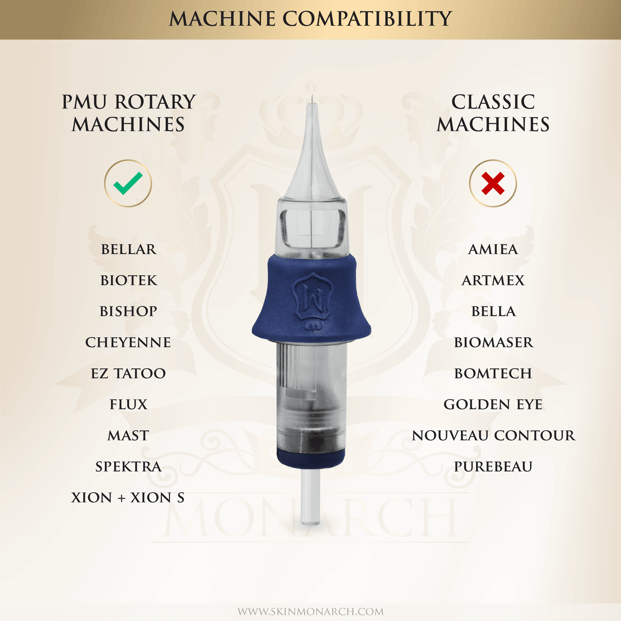 Skin Monarch Luxury Whip Shader R-Cap Cartridges - BVShop