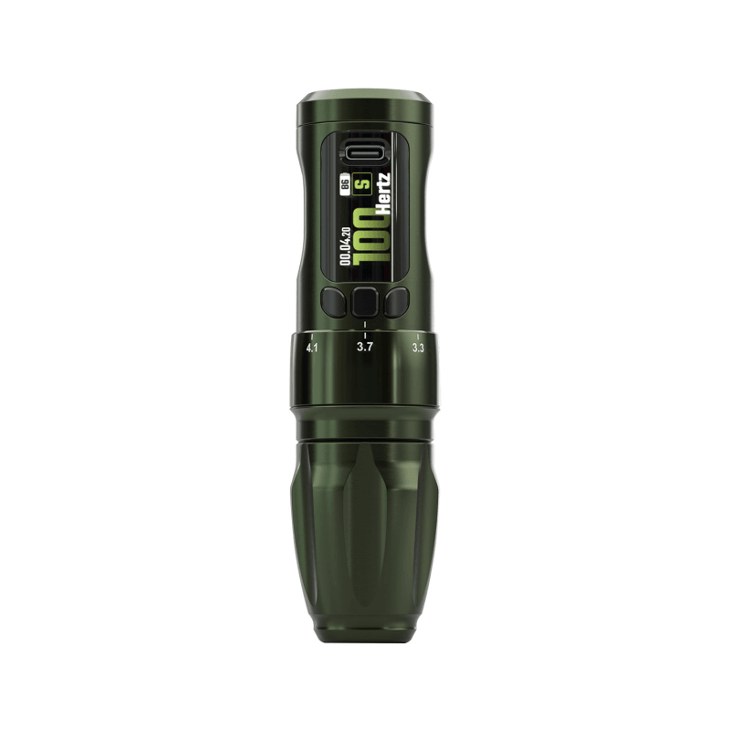 Stigma Chroma Wireless Tattoo Machine Army Green - BVShop