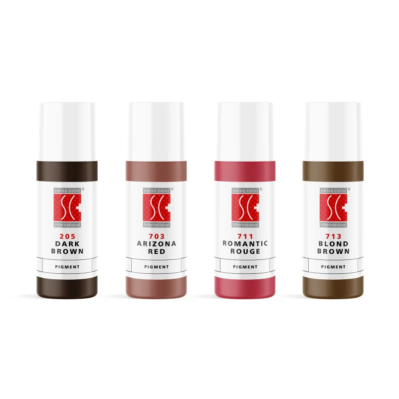 Swiss Color Bestseller pigmentu komplekts 4 × 5ml