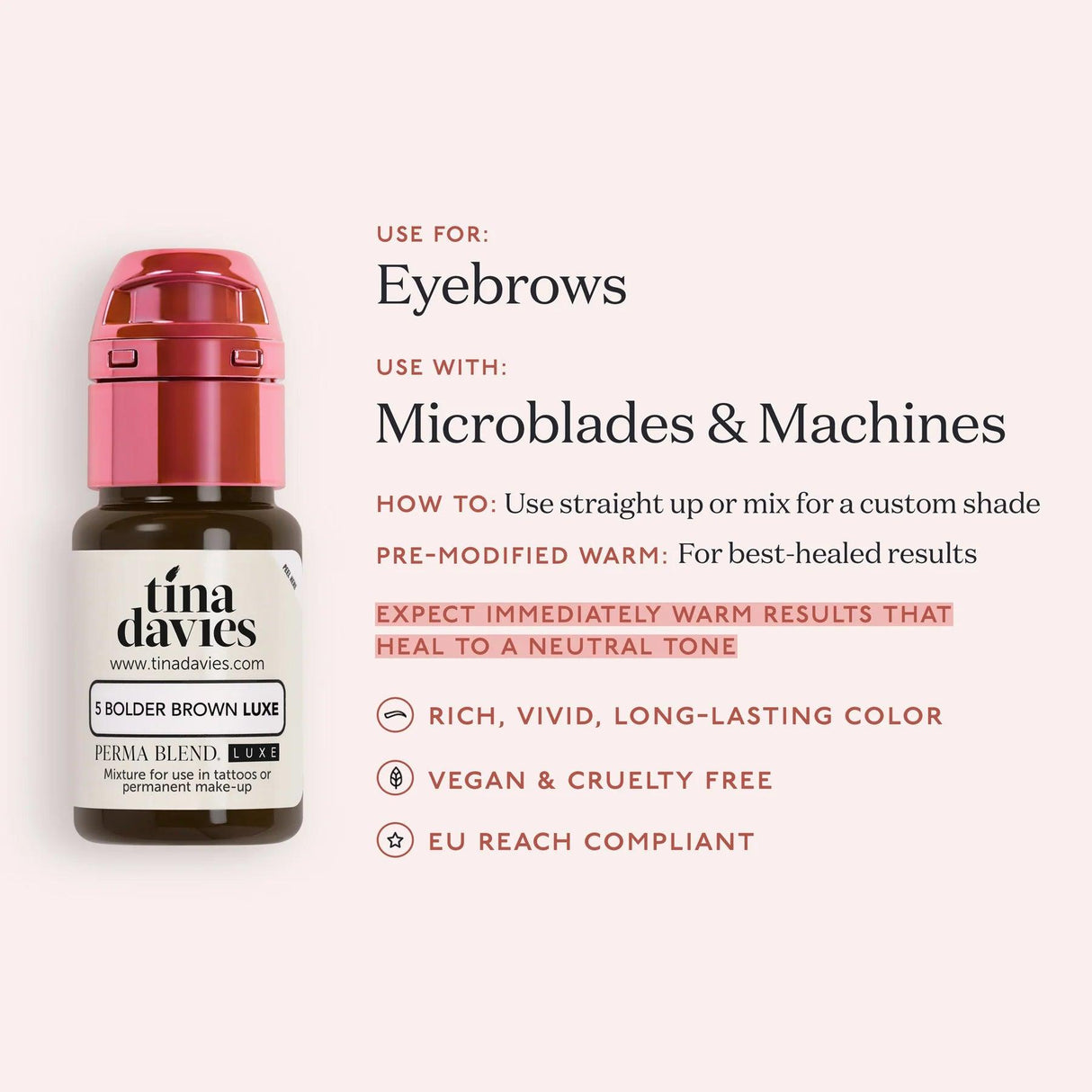 Tina Davies LUXE Bolder Brown Pigments 15ml - BVShop