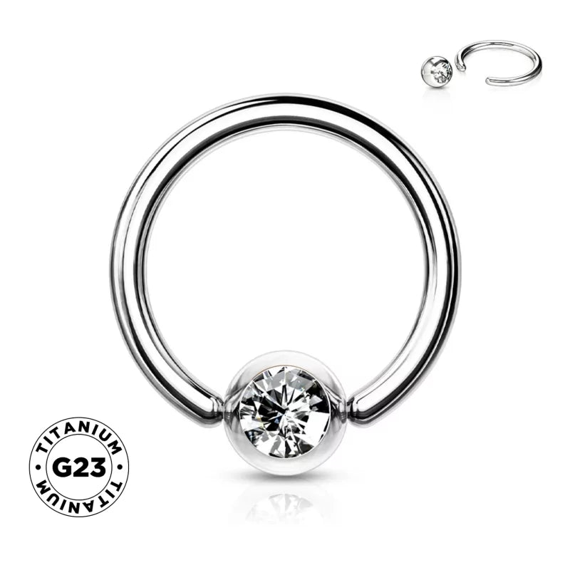 Titāna spiediena uzgriežņu rotas gredzens