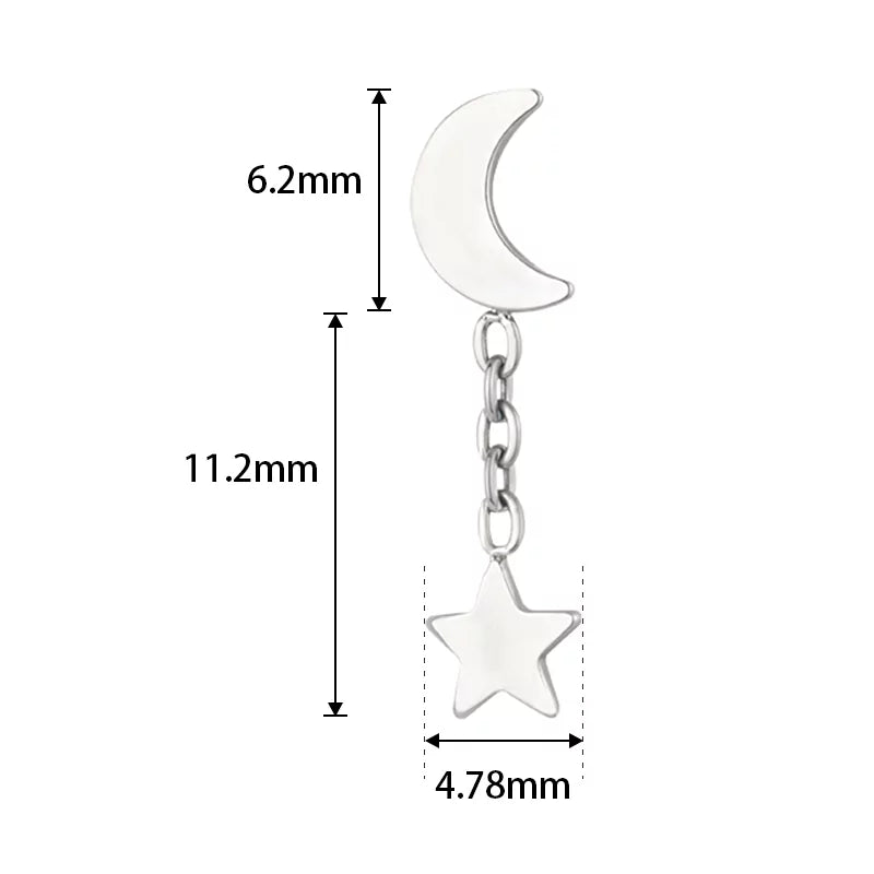 Титановое кольцо Moonstar