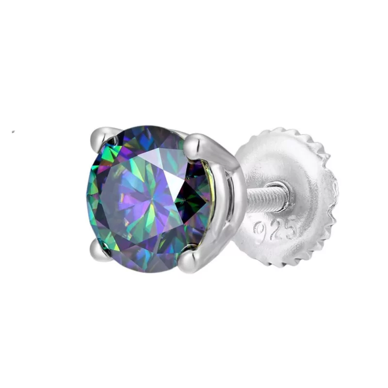 Titāna gredzena galiņi ar cirkonija apmali