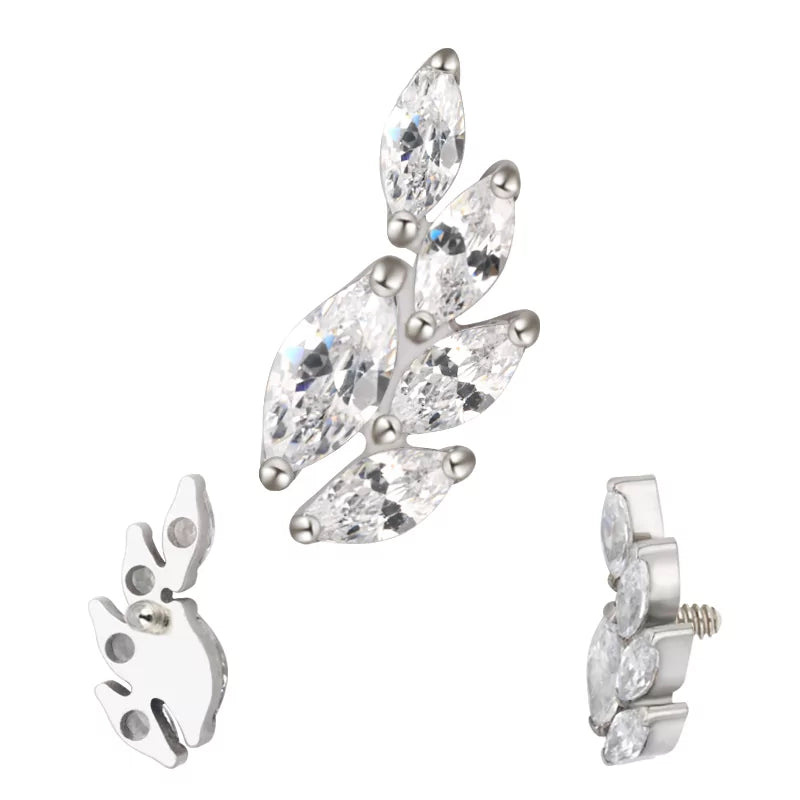 Titāna gredzens kviešu vārpa formas