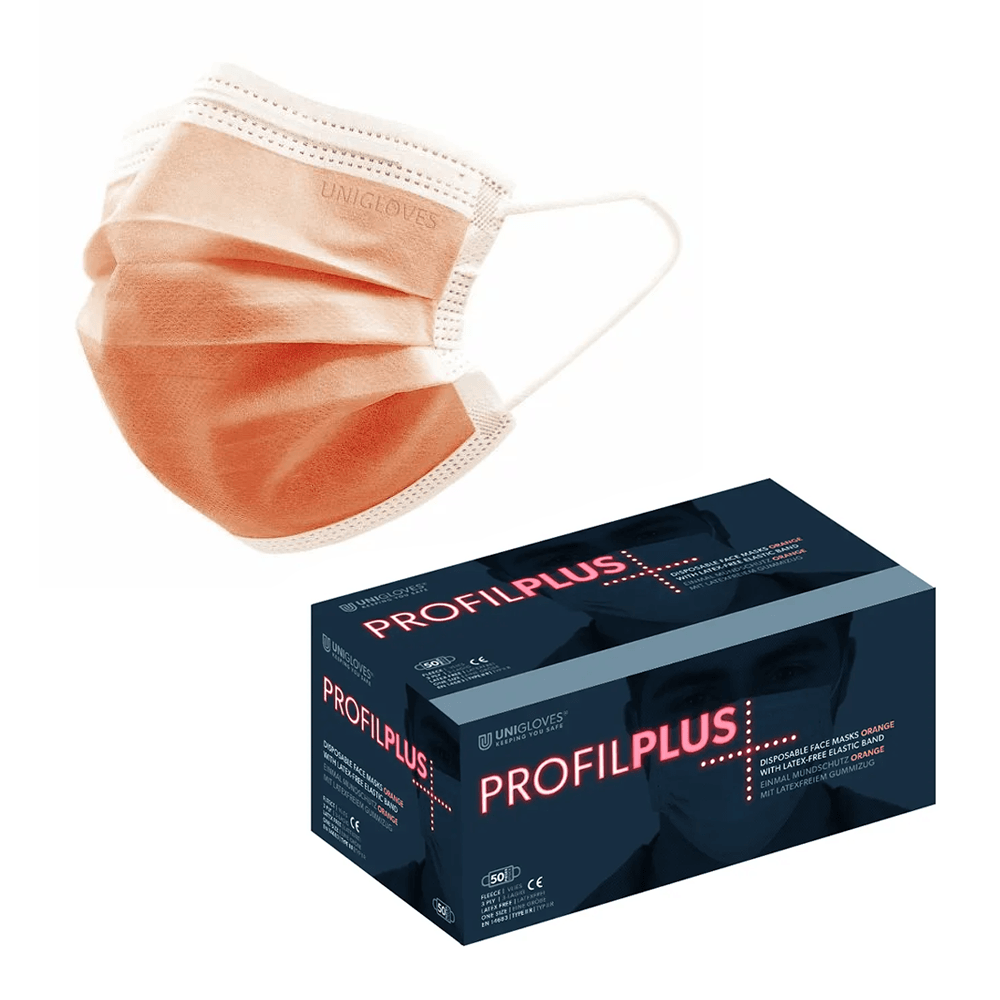 UNIGLOVES PROFIL PLUS Protective Face Mask 50pcs - BVShop