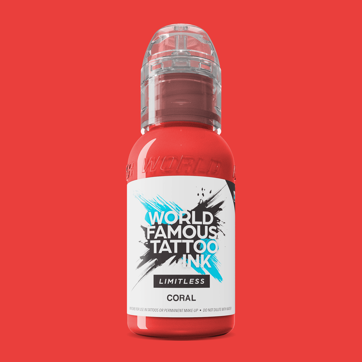 World Famous Limitless Tattoo Ink Coral 30ml - BVShop