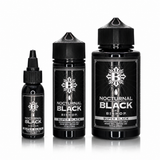 Nocturnal By Bishop Super Black 30ml, 118ml, 295ml — pudelīšu tilpumu salīdzinājums