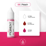 The Pigment 06 Peach Пигмент  (15ml)