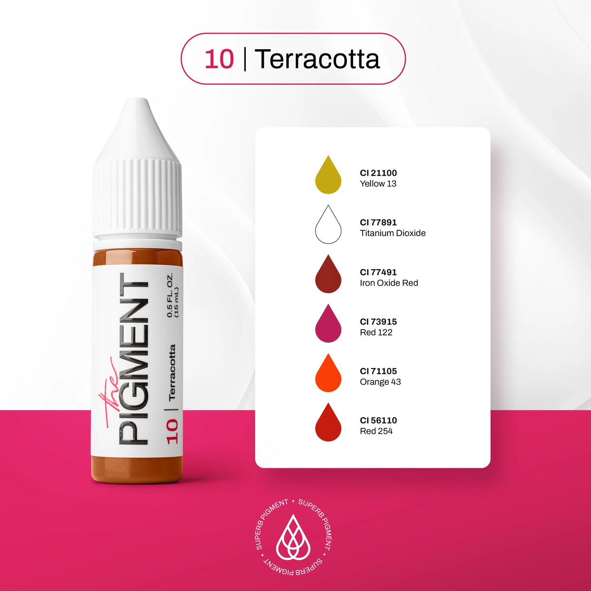 The Pigment 10 Terracotta Pigment (15ml)