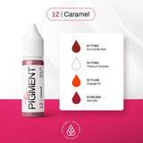 The Pigment 12 Caramel Pigments (15ml)