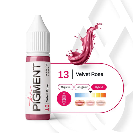 The Pigment 13 Velvet Rose pigments (15ml)