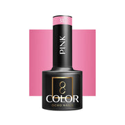 OCHO NAILS Hybrid nail polish in pink 317, 5g bottle, showing the smooth, glossy pink finish of the nail polish product.