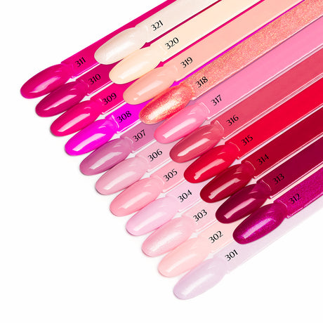 OCHO NAILS Hybrid nail polish pink 317 -5 g - BVShop