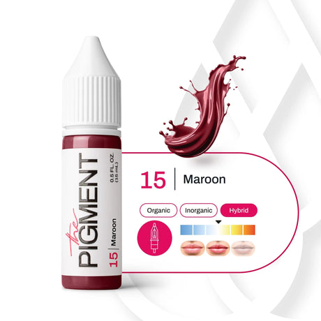 The Pigment 15 Maroon Pigments (15ml)