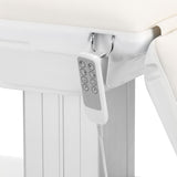Electric cosmetic chair SILLON Eclipse 4 actuators white - BVShop