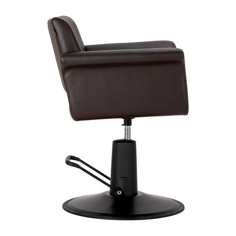 Gabbiano Lucca hairdressing chair brown - BVShop