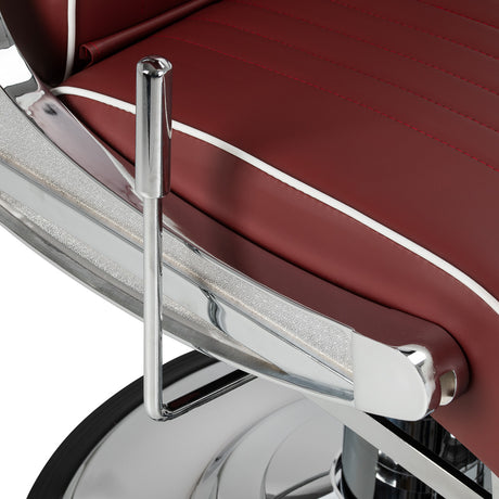 Gabbiano Visionerio barber chair red chrome frame - BVShop