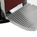 Gabbiano Visionerio barber chair red chrome frame - BVShop