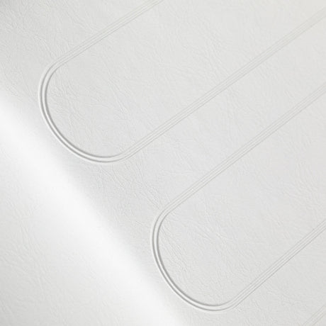 Hydraulic base and white client chair design by Sillon