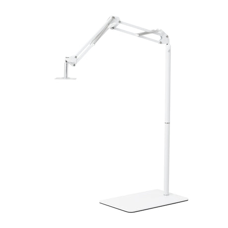GLOW регулируемая стойка для UV/LED-лампы для педикюра – Белая; шарнирный рычаг, другое положение