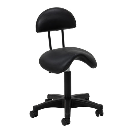 ACTIVESHOP 6001 melns seglveida kosmētikas ķeblis ar atzveltni