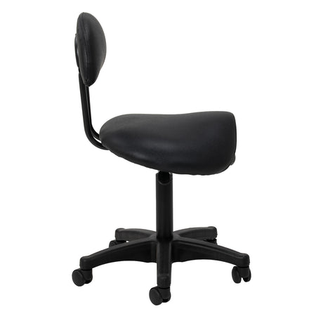 ACTIVESHOP 6001 kosmētikas ķeblis ar melnu seglveida sēdekli