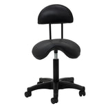 Черный салонный стул ACTIVESHOP 6001 с регулируемым газлифтом