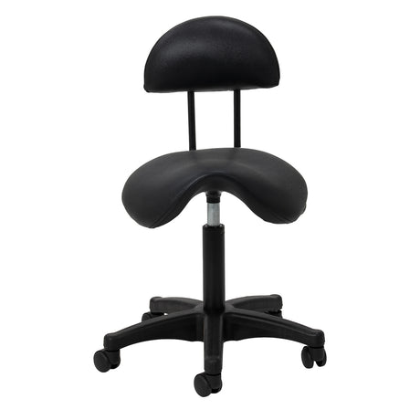 Melns ACTIVESHOP 6001 salona ķeblis ar regulējamu gāzes pamatni