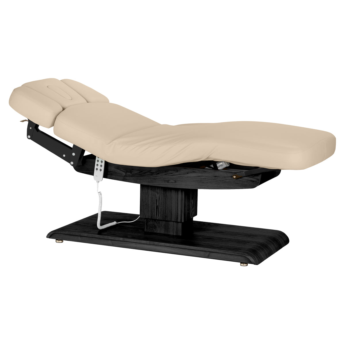 Электрическая SPA-Кушетка Sillon Relax – Цвет Бежевый, Основание Чёрное · Общий вид