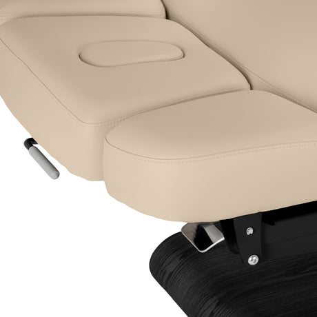 Электрическая SPA-Кушетка Sillon Relax – Цвет Бежевый, Основание Чёрное · Подголовник
