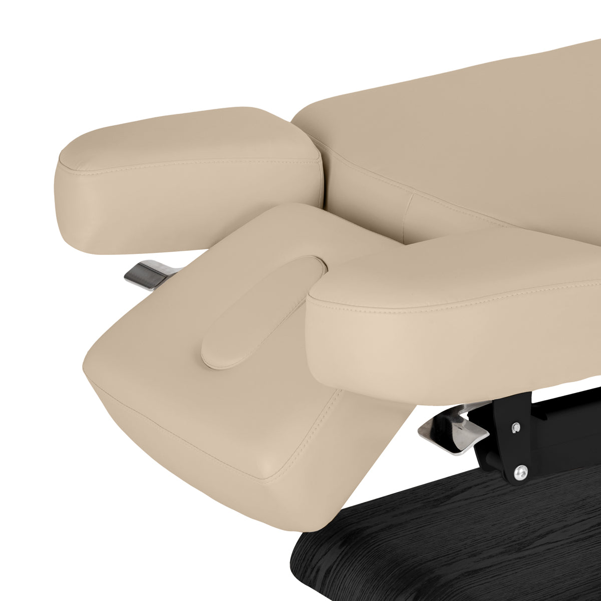 Электрическая SPA-Кушетка Sillon Relax – Цвет Бежевый, Основание Чёрное · Боковые части подголовника