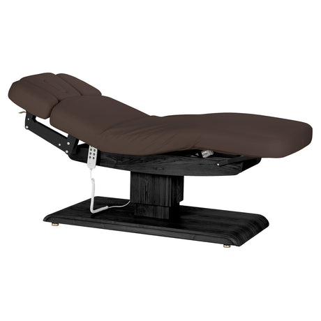 Электрическая SPA-Кушетка Sillon Relax – Цвет Тёмно-Коричневый, Основание Чёрное · Общий вид