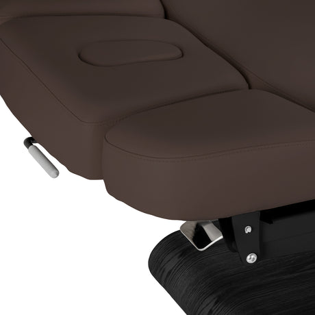 Электрическая SPA-Кушетка Sillon Relax – Цвет Тёмно-Коричневый, Основание Чёрное · Подголовник