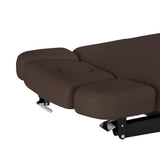Электрическая SPA-Кушетка Sillon Relax – Цвет Тёмно-Коричневый, Основание Чёрное · Боковые части подголовника