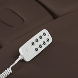 Электрическая SPA-Кушетка Sillon Relax – Цвет Тёмно-Коричневый, Основание Чёрное · Пульт